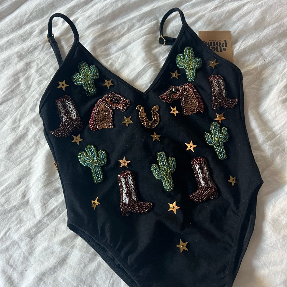 NWT Her Pony the Label Yeehaw Western Bodysuit